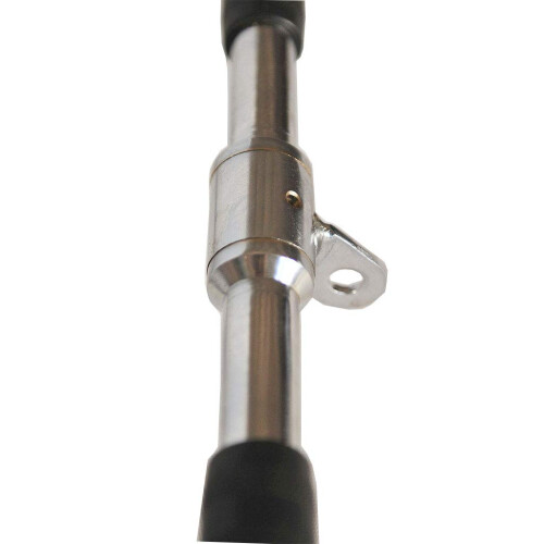 Lat Bar Cable Machine Attachment Curl Pulldown Bar Barbell Revolving Bar, Multi-Exerciser Cable Attachment Bar, Solid Steel Tricep Press Down Bar with 2