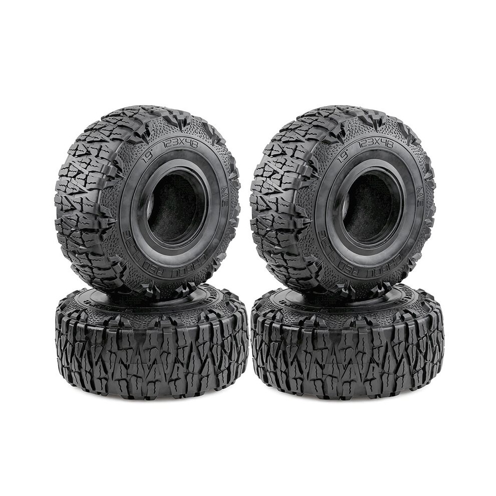 1.9 Inch Rubber Tire For 1/10 Rc Crawler Car, Fits Axial Scx10 & Trx4 6032999226585