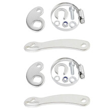 2X Accessorio Braccio di Reazione per Bici Elettrica M16 per E-Bike Anteriore Posteriore 3000W 5000W 8000W Rondelle Dinamometriche per Motore Ebike
