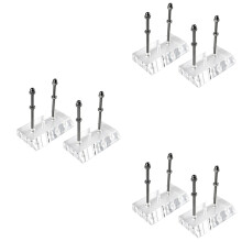Skateboard Hanger 6PZ Supporto da Parete per Montaggio Un Parete per Esposizione E Stoccaggio di Skateboard