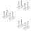 Skateboard Hanger 6PCS Wall Mount Deck Rack voor Skateboards Deck Display en Storage 1