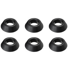 6X  Holder, Stand Basketball Football Soccer Rugby Plastic Display Holder,Black