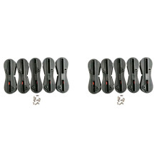 10 Pcs/Set II Fusion Fin Box 1 Center Fin+4 Side Fins Surf Fin Plugs 0+5+9 Degree Fin Plug Surfing Board Accessories