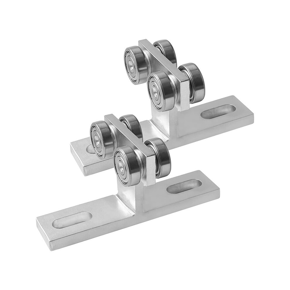 Load-Bearing T-Type Pulley Push-Pull Pulley Track Hardware T-Type Pulley Assembly Wheel Trolley Assem 6032476644611