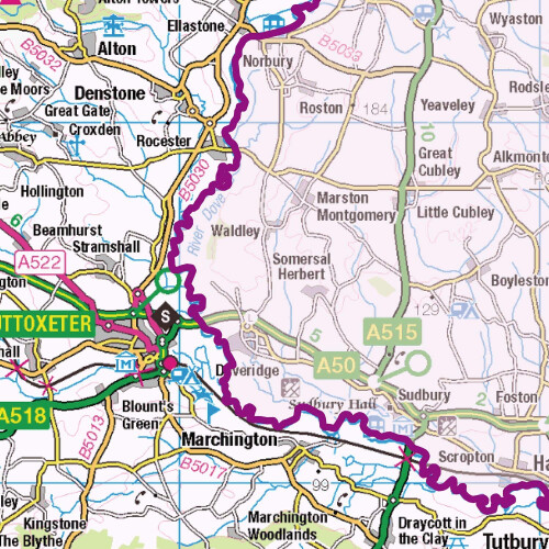 Staffordshire County Map-Paper 2