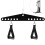 RIMLUFE Double to Single D Handle Cable Weight Workout Pulley System Adaptor Plate Spreader LAT Pull Down BarRope Attachments Cable Machine for Squat 3