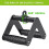 Kipika Heavy Duty Double D Handle, V Bar Cable Attachment, Row Attachment for Cable Machine, Non-Slip and Comfortable, Solid Aluminium Alloy Handle, 5