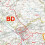 Bradford - BD - Postcode Wall Map - Paper 3