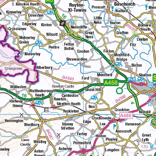 Shropshire County Map-Paper 1
