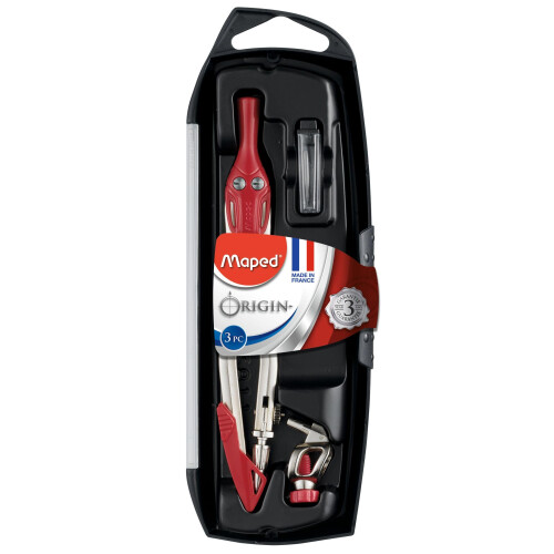 Maped 305811 Compass Set Origin, 3 Pieces, Assorted Colours 1