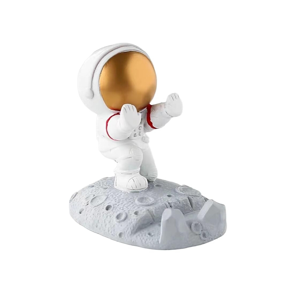 Astronaut Phone Stand Creative Space Mobile Holder Desk Decoration Pusher Style Gift 9330225548652