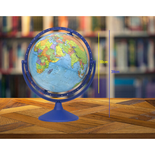 TOPGLOBE 30CM Educational World Globe All direction 360? rotating - Diameter 30cm 2