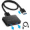 Διαχωριστής HDMI 1 σε 2 Έξοδος, Διαχωριστής HDMI 4K HDMI 3D Διαχωριστής για Διπλές Οθ_M 1