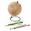 Gift Republic Colour in Cork Globe, Brown 4