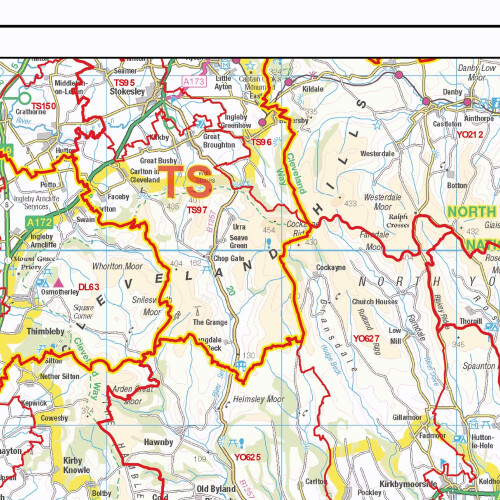 Postcode Sector Map - (S13) - Yorkshire - Wall Map-Paper 1