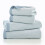 The Lyndon Company Willow Weave Stripe Blue Bath Sheet 2