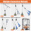 SERTT Home Gym Pulley System, Tricep Workout Pulley System for LAT Pulldown, Biceps Curl, Triceps, Shoulders, Back, Forearm Workout, Weight Cable 3