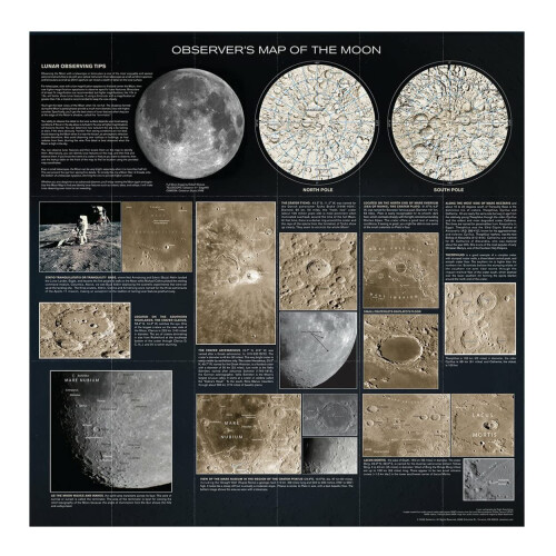 Celestron Celestron 93704 Observer?s Map of The Moon 1