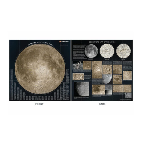 Celestron Celestron 93704 Observer?s Map of The Moon 2