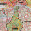 Greater London Authority Boroughs with Postcode Districts Wall Map - 47" x 33.25" Paper 2