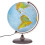 CGE Illuminated Globe 30cm Dual Map Earth Tones 2