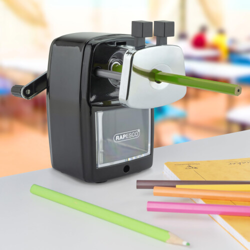 Rapesco R74000B2 Desktop Pencil Sharpener Model 74, Black 1