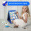 Visual Timetable, Children Visual Daily Routine Chart with 96 Picture Cards, Visual Now and Next Board Learning Aid Tool to Support Communication, 4