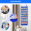 Visual Timetable, Children Visual Daily Routine Chart with 96 Picture Cards, Visual Now and Next Board Learning Aid Tool to Support Communication, 5