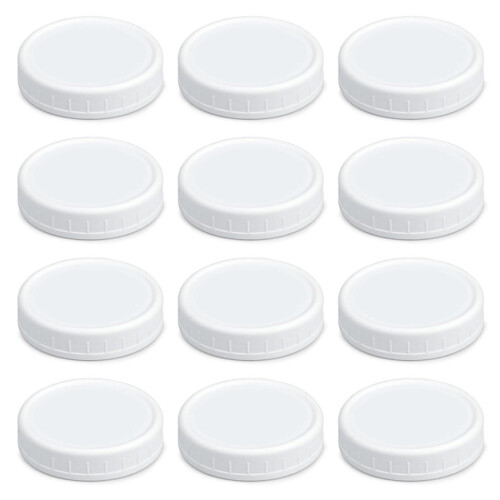 12 Stuks 86mm/70mm Plastic Pot Deksels Herbruikbare-70 mm