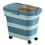 Mobile Food Storage Bin With casters And Handle For-dark green 1
