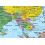 Asia Wall Map Laminated GeoPolitical Edition by Swiftmaps A2 (42cm x 60cm) 2