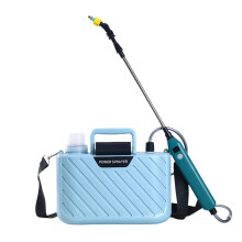 Ergonomische schouderdraagwaterdispenser met-5L vierkant blauw