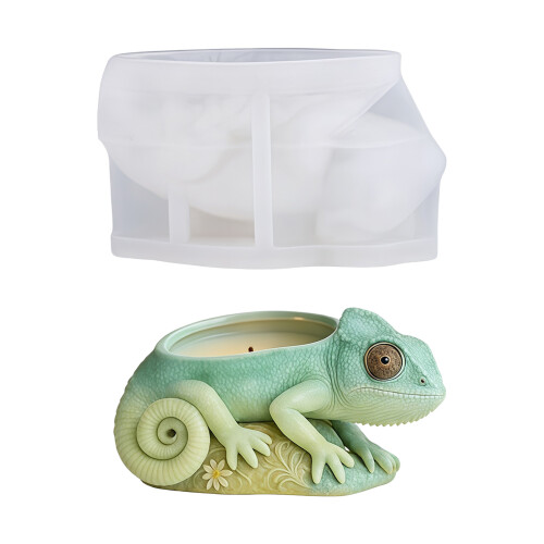 Reptile Shape Silicone Mold For Making Creative Resin Container
