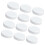 12 Stuks Mason Jar Deksels Verdikte Witte Plastic-86 mm 1