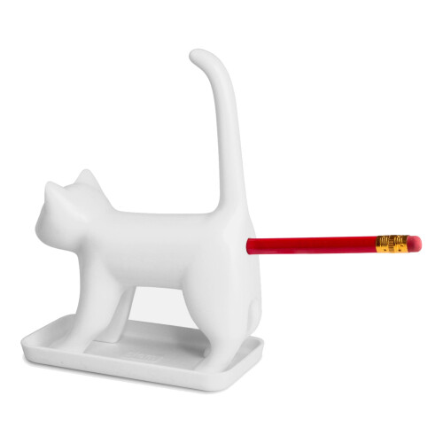 Sharp End Cats Bum Meowing Pencil Sharpener Novelty Fun Gift Gadget - White 1
