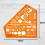 Electrical and Electronic Installation Symbols Drawing Template Stencil ? Engineering Drafting Supplies ? Layout Plan Schematic Wiring 2