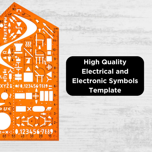 Electrical and Electronic Installation Symbols Drawing Template Stencil ? Engineering Drafting Supplies ? Layout Plan Schematic Wiring 2