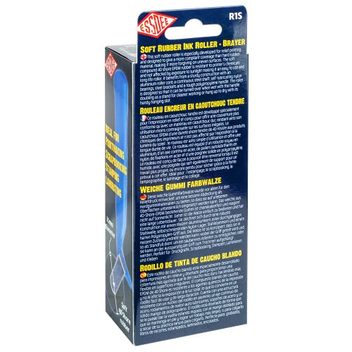 Essdee Ink Roller/Brayer (Soft) 50mm, Blue handle 1