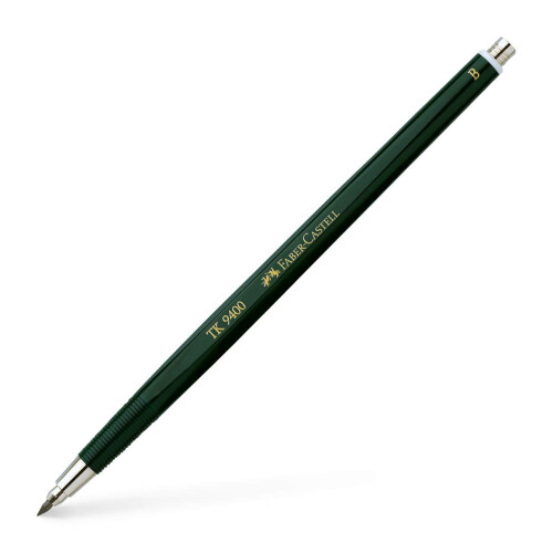 Faber-Castell TK? Pencil Sharpener with Collection Container + TK9071 Leads B + TK9400 Pencil 1