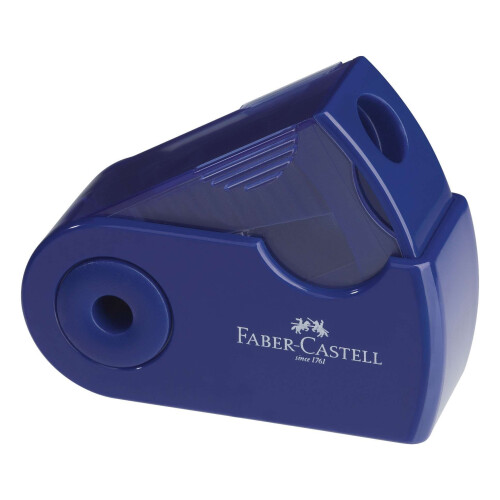 Faber-Castell Single Hole Sharpener RED/Blue 2