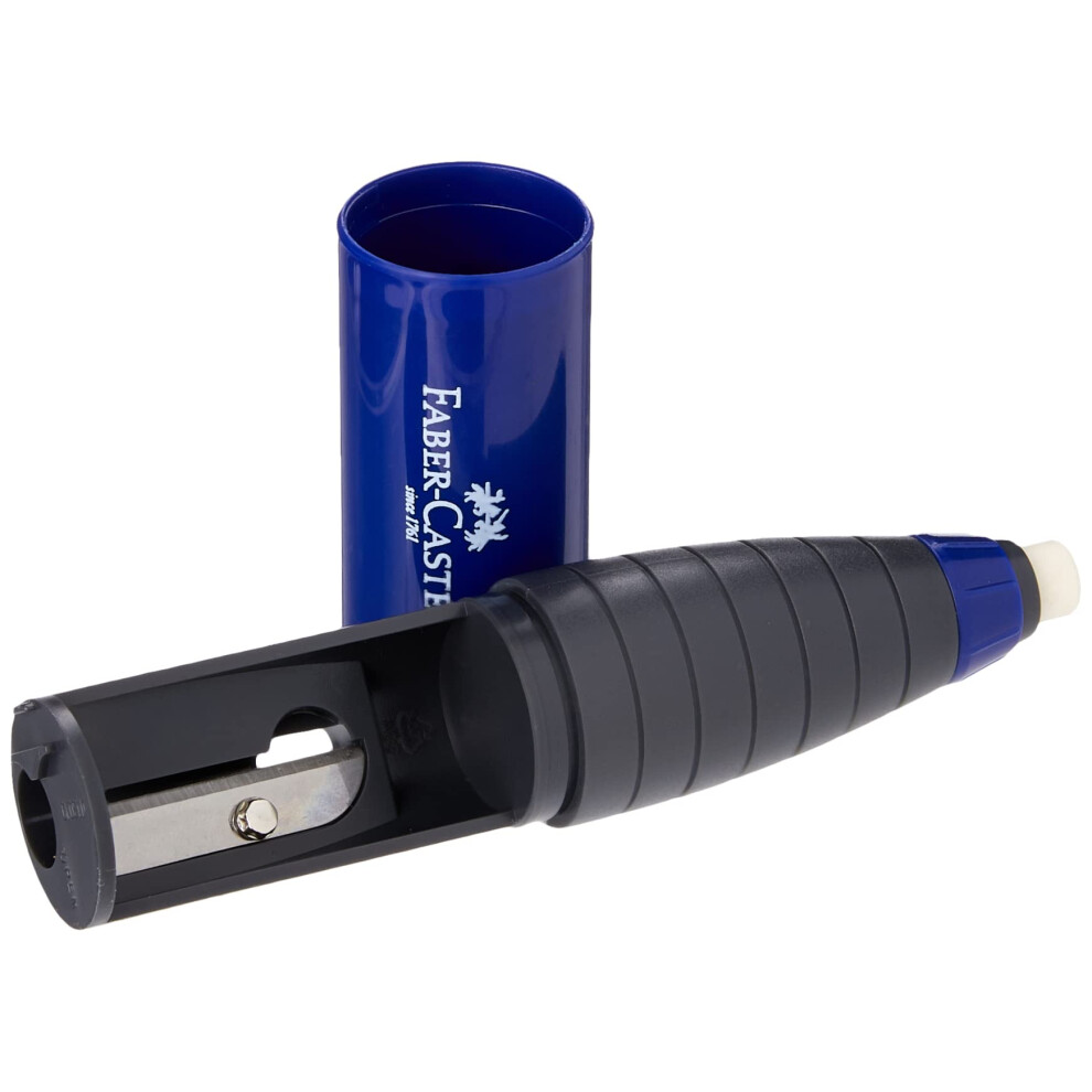 Faber-Castell Twist Sharpener/Eraser Red/Blue