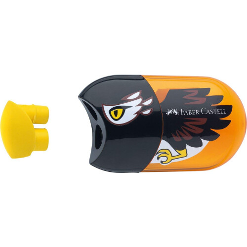Faber-Castell Faber-Castell - Double Pencil Sharpener with Eraser (Ladybug + Fish + Eagle) 2