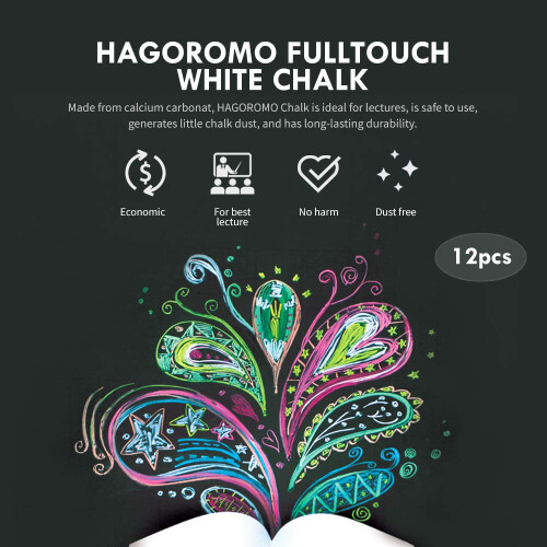 Hagoromo Fulltouch Chalk (Small Package) 1Box (12Pcs) White 1