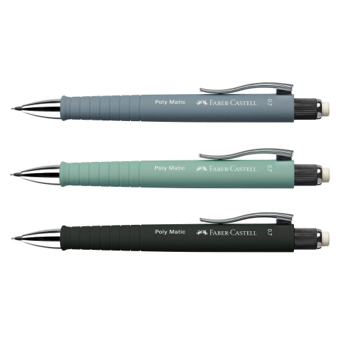 Faber-Castell Faber-Castell Poly Matic 0.7mm Mechanical Pencil - Grey 2