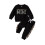 (6-12 Months, Black) Φθινοπωρινά ρούχα νήπια, 2 τεμάχια 1