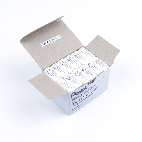 Pentel Pentel Jumbo Refill Eraser - 12 Count (Pack of 1), E10 1