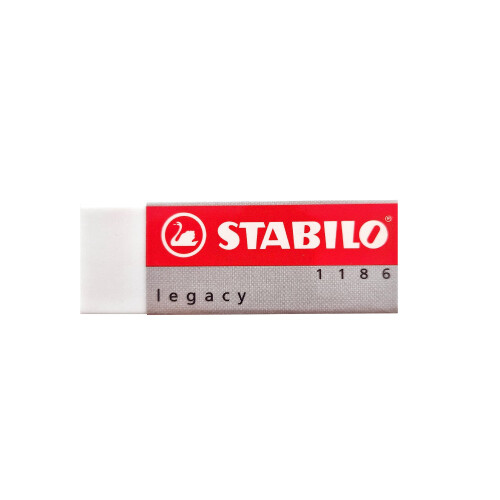 Eraser - STABILO Legacy 1186 - Pack of 5 - White 1