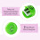 Mr. Pen- , Smiley 6 Pack, Kids pencil sharpener for Colored Pencils, Manual 3