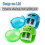 Mr. Pen- , Smiley 6 Pack, Kids pencil sharpener for Colored Pencils, Manual 4