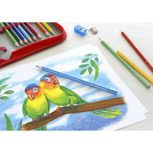 Faber-Castell Faber-Castell 201597 Triangular Colour Pencil 1
